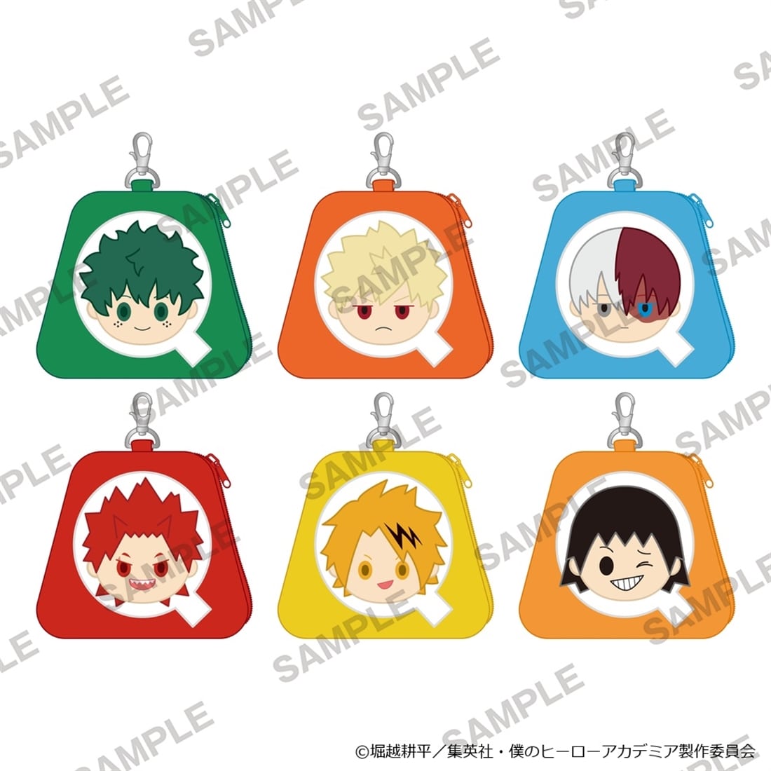 My Hero Academia Fuji-Q Highland Face Pouch, Izuku Midoriya, official product view 2