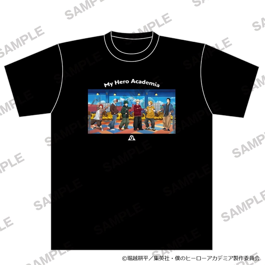My Hero Academia Fuji-Q Highland Original Illustration T-Shirt, official product view 1