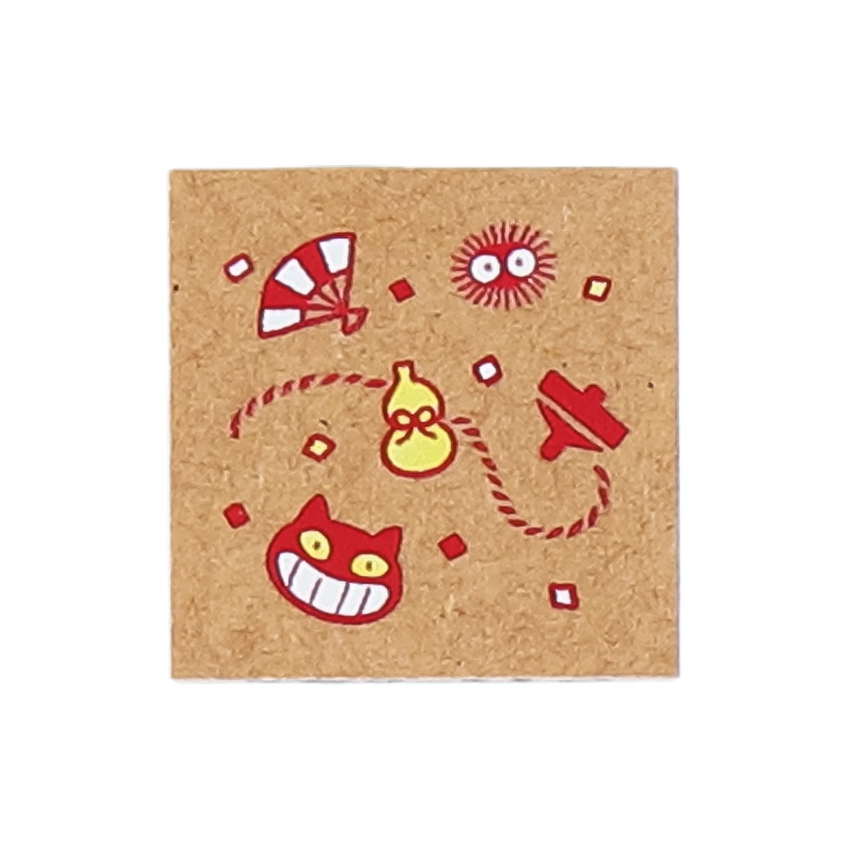 My Neighbor Totoro 2027 New Year stamp - lucky charms - official view 3