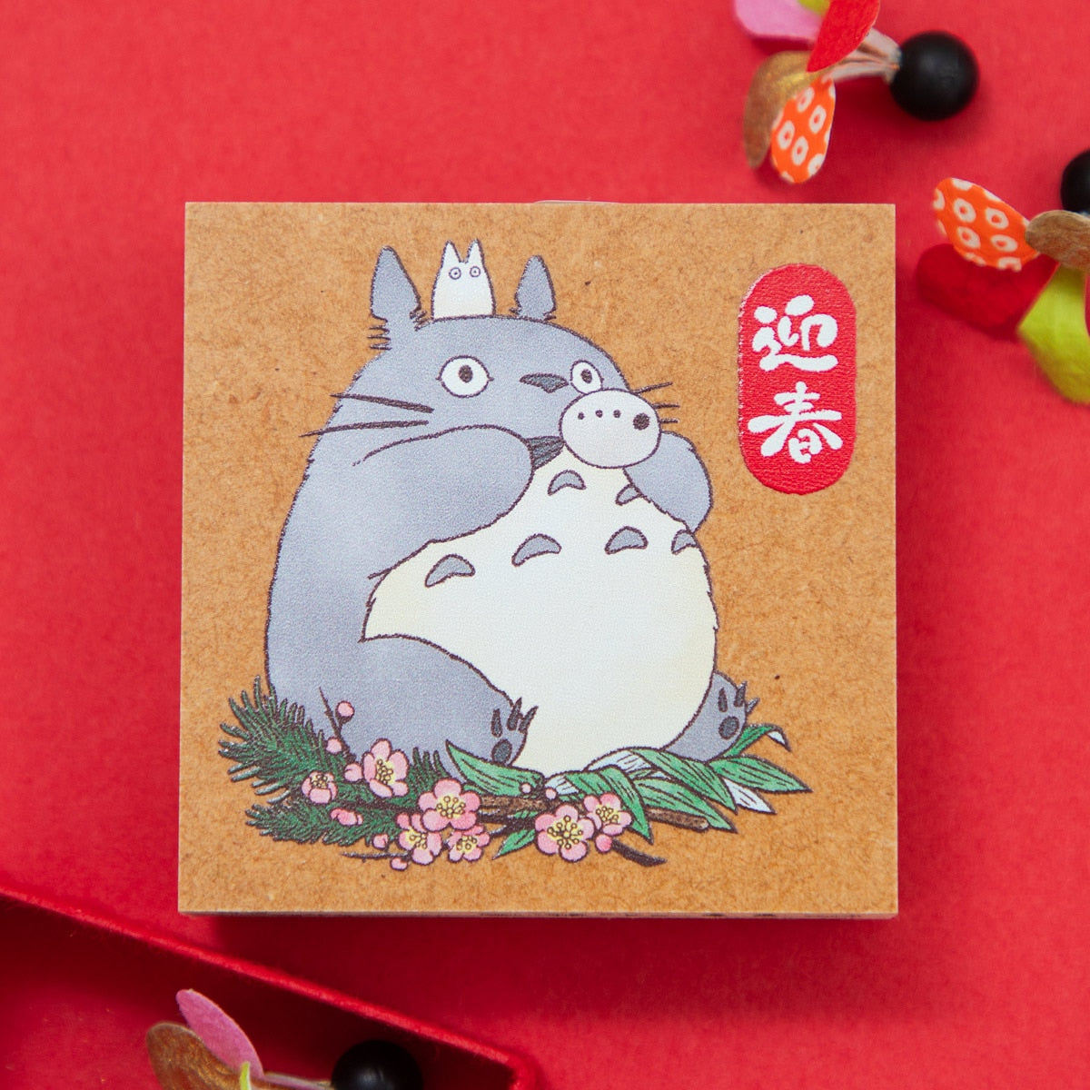 My Neighbor Totoro 2027 New Year stamp - welcome spring - official view 1