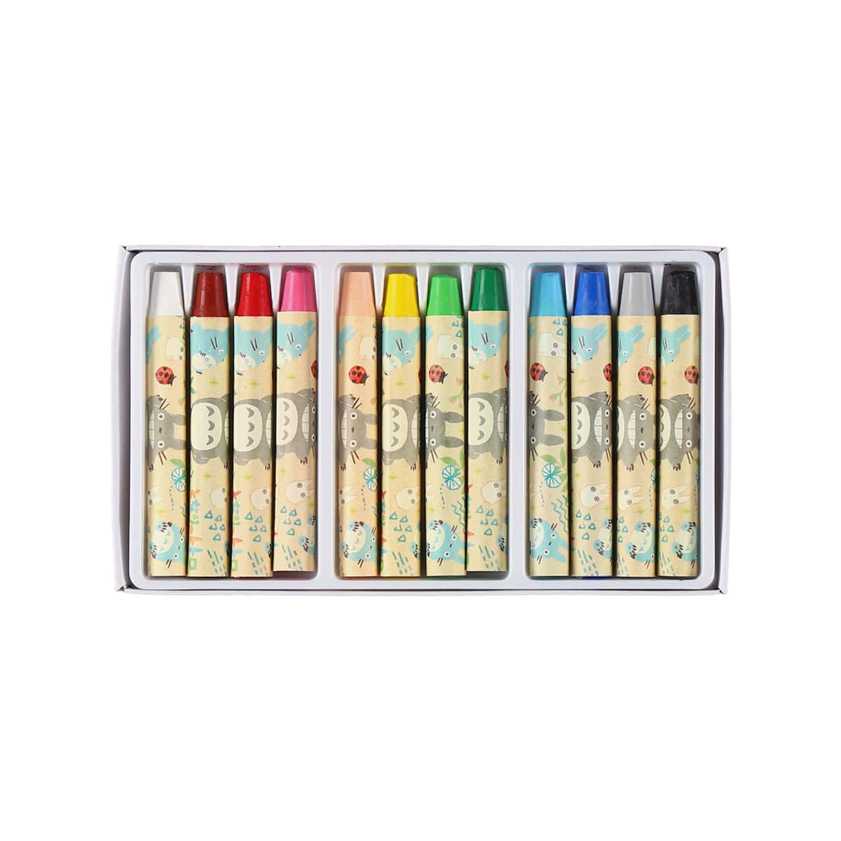 My Neighbor Totoro Colourful Leaves Crayons - 12 Colours - official view 8