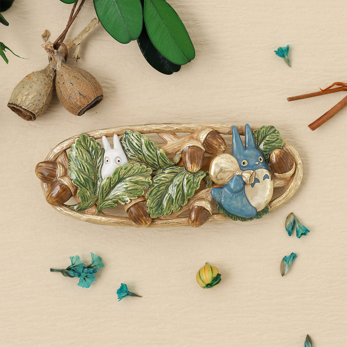 My Neighbor Totoro Donguri Closet x Palnart Poc Acorn Barrette - official view 1