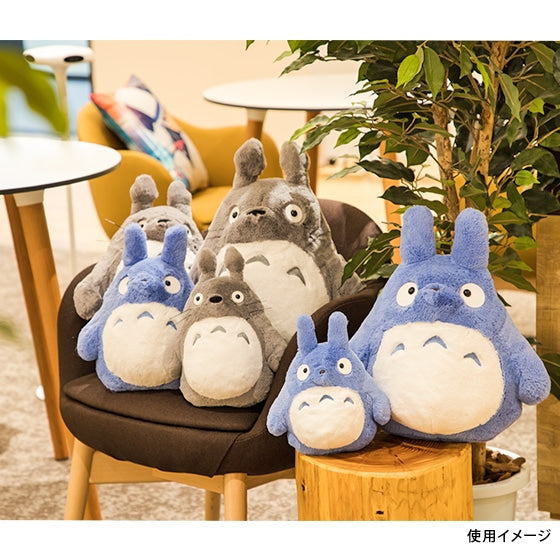 My Neighbor Totoro - Fluffy Blue Totoro Plush (2 Sizes) - S - 22 cm - official view 6
