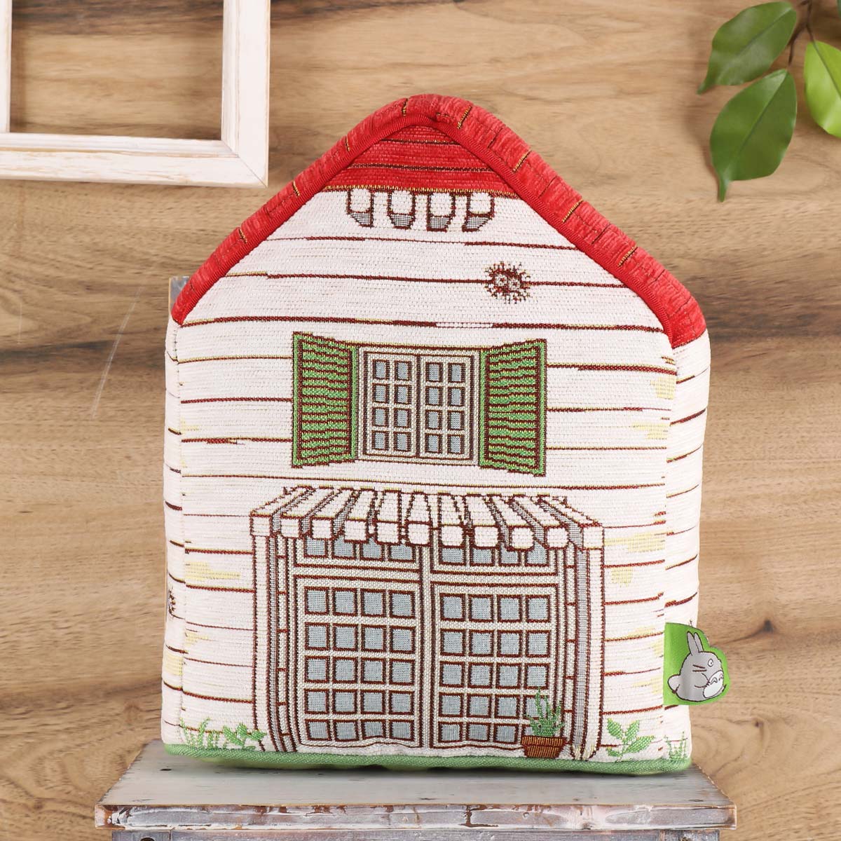 My Neighbor Totoro Kusakabe House Gobelin Cushion - official view 1
