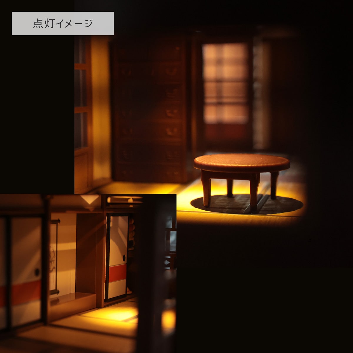 My Neighbor Totoro Kusakabe House Illuminated Miniature - official view 11
