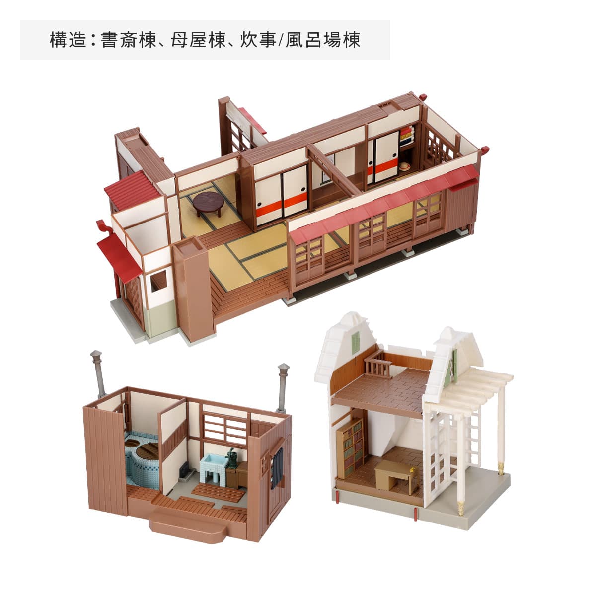 My Neighbor Totoro Kusakabe House Illuminated Miniature - official view 14