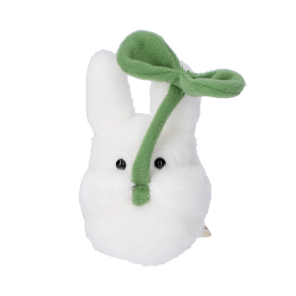 My Neighbor Totoro - Leaf-Holding White Totoro Otedama Plush - official view 2