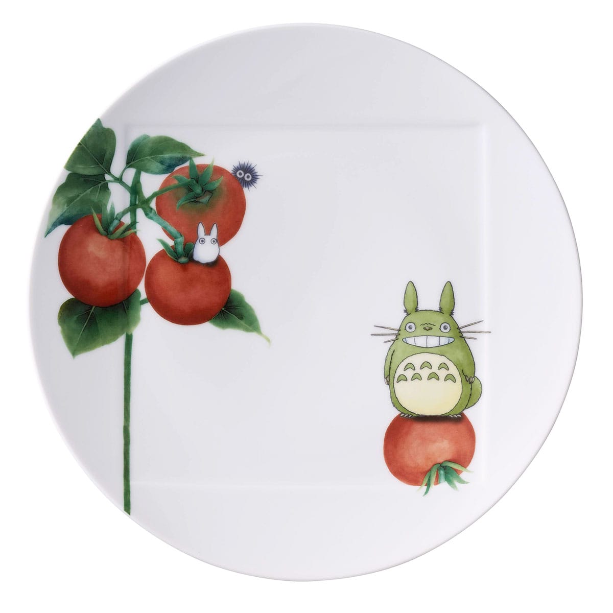 My Neighbor Totoro Noritake Vegetable Tomato Plate 27 cm - official view 1