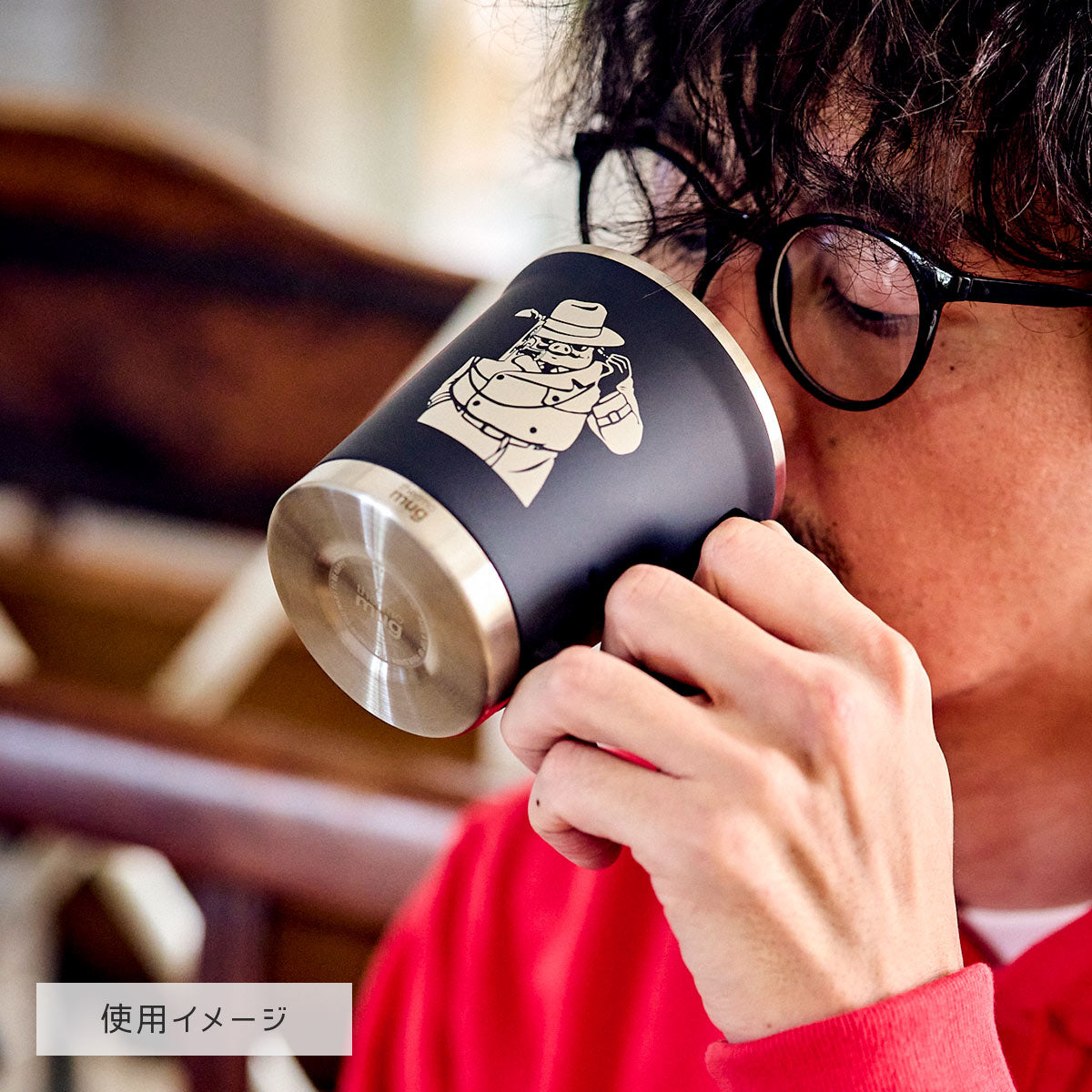 My Neighbor Totoro Rain Drops thermo mug 300 ml - official view 11