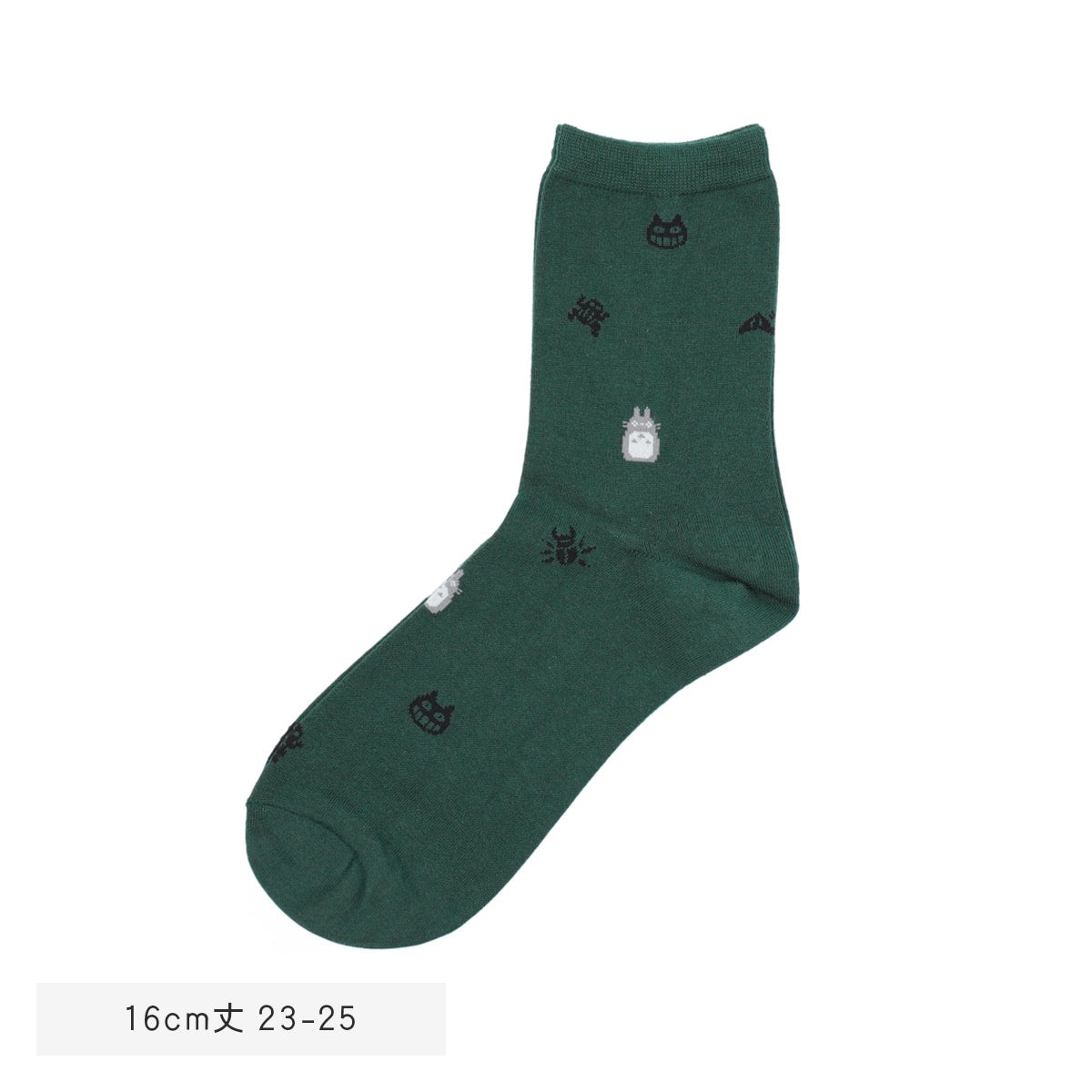 My Neighbor Totoro Socks - All-Over Pattern - Green - official product view 3