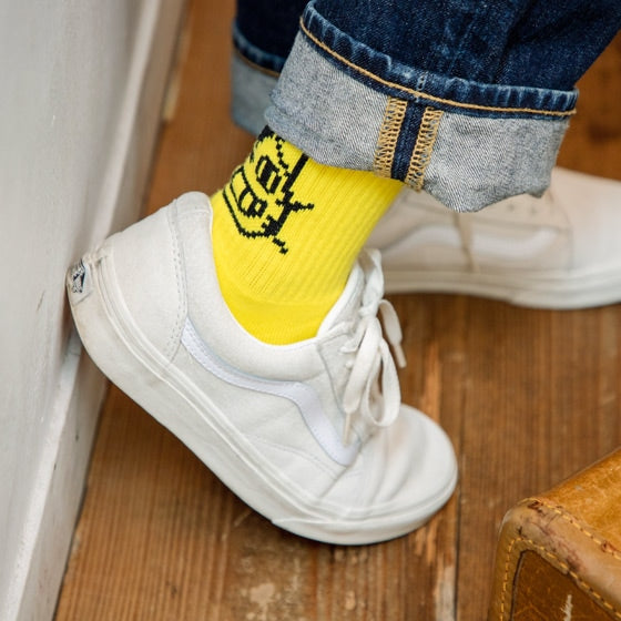My Neighbor Totoro Socks - GBL Catbus Pattern - Yellow - official product view 11