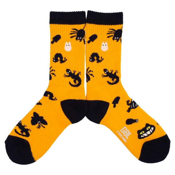 My Neighbor Totoro Socks - GBL Opening Pattern - Yellow - official product view 3