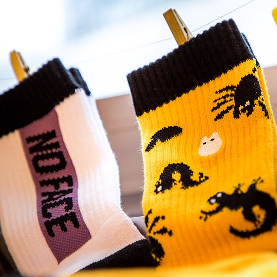 My Neighbor Totoro Socks - GBL Opening Pattern - Yellow - official product view 11