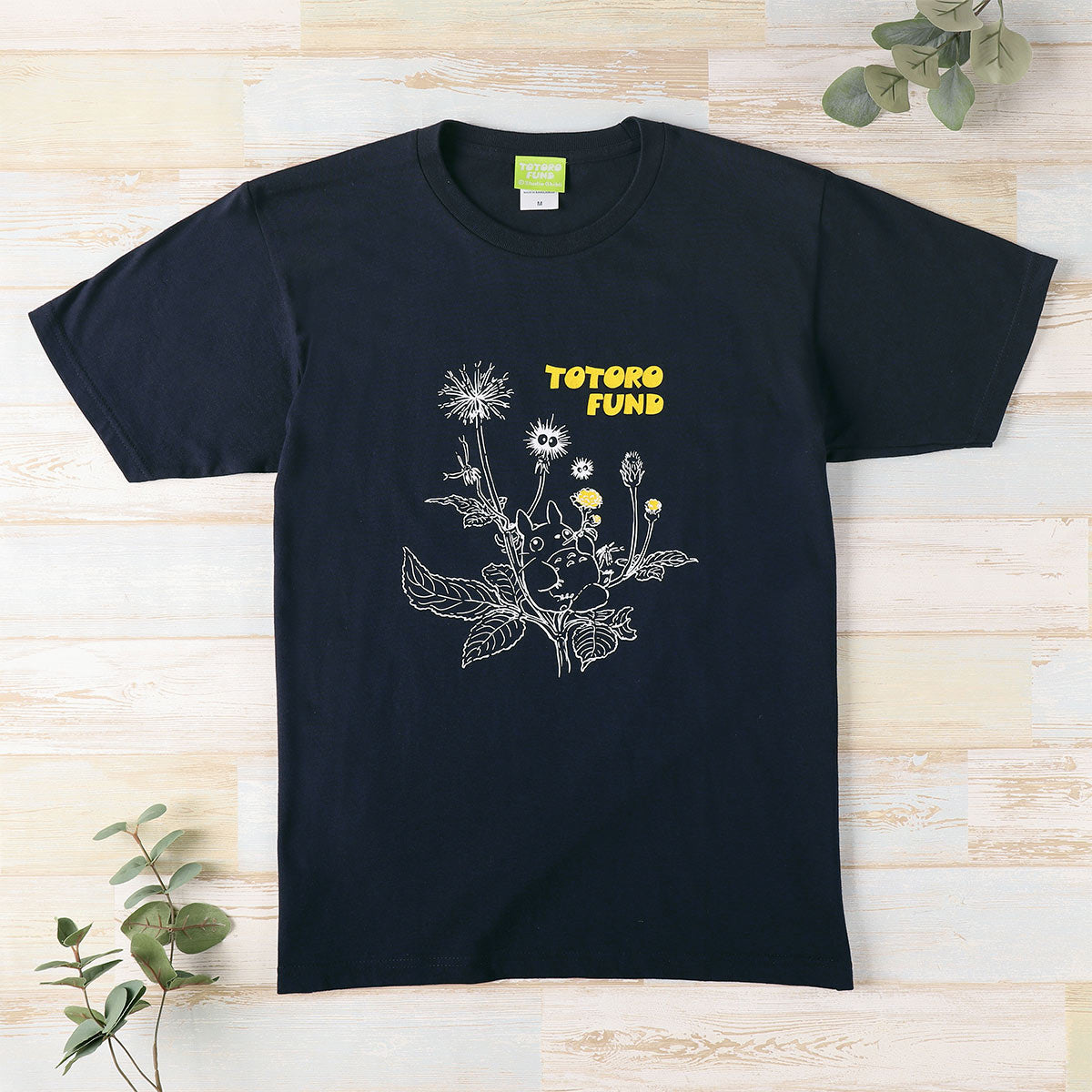 My Neighbor Totoro Totoro Fund Bidens T-Shirt - Navy - official view 4