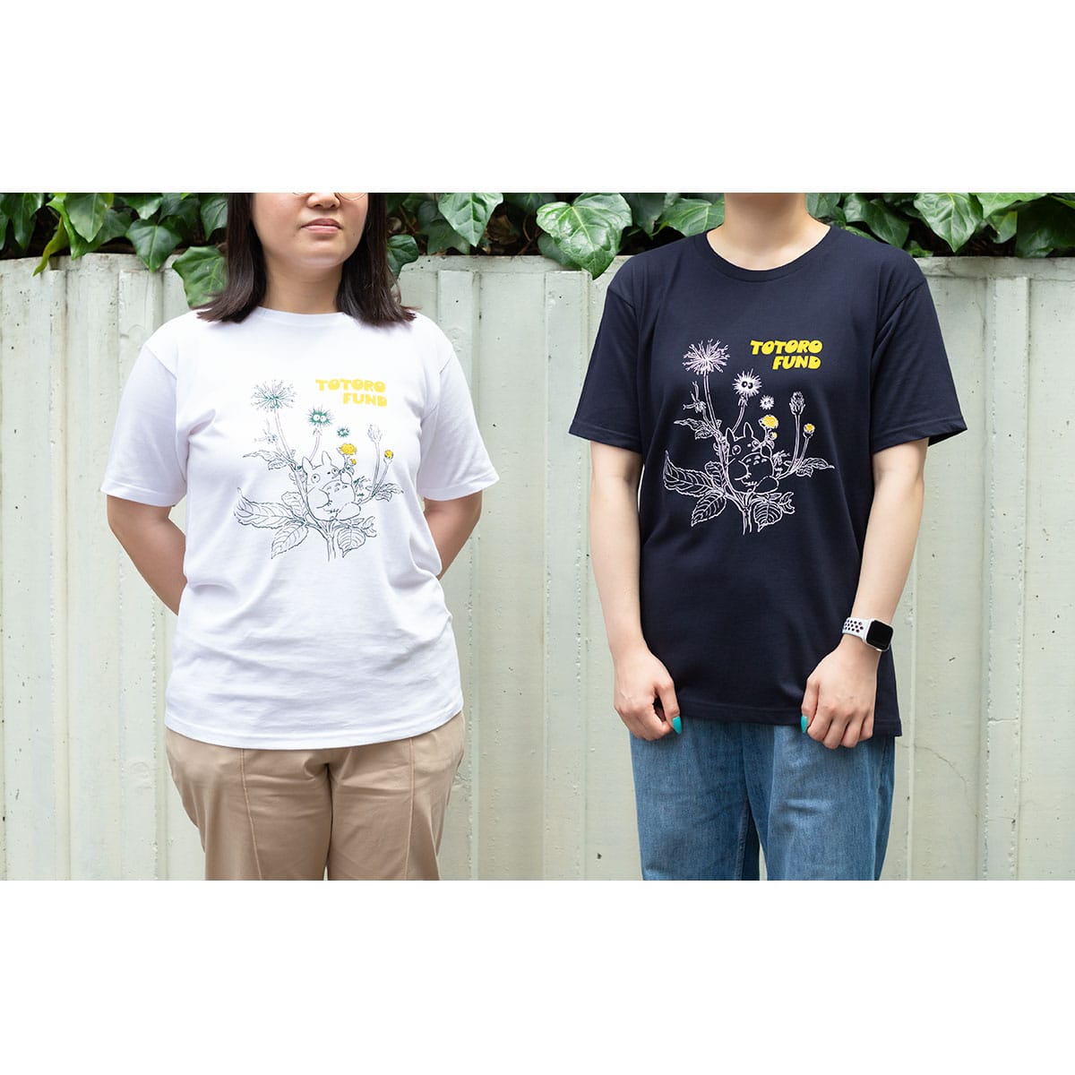 My Neighbor Totoro Totoro Fund Bidens T-Shirt - Navy - official view 9