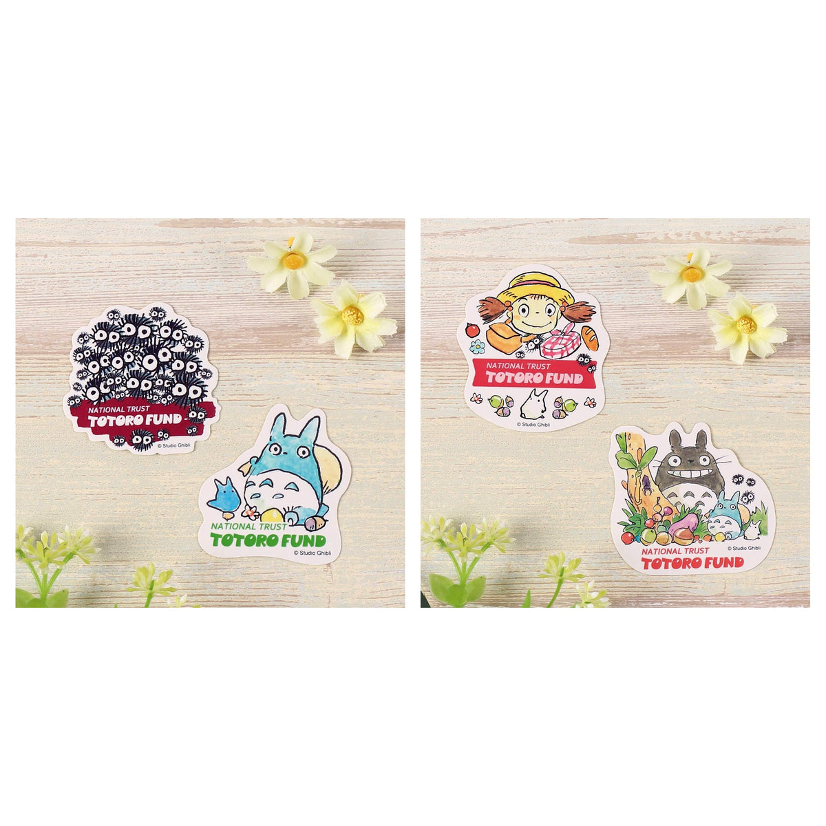 My Neighbor Totoro - Totoro Fund Die-Cut Sticker Packs (2 Types) - Complete Set with all listed models