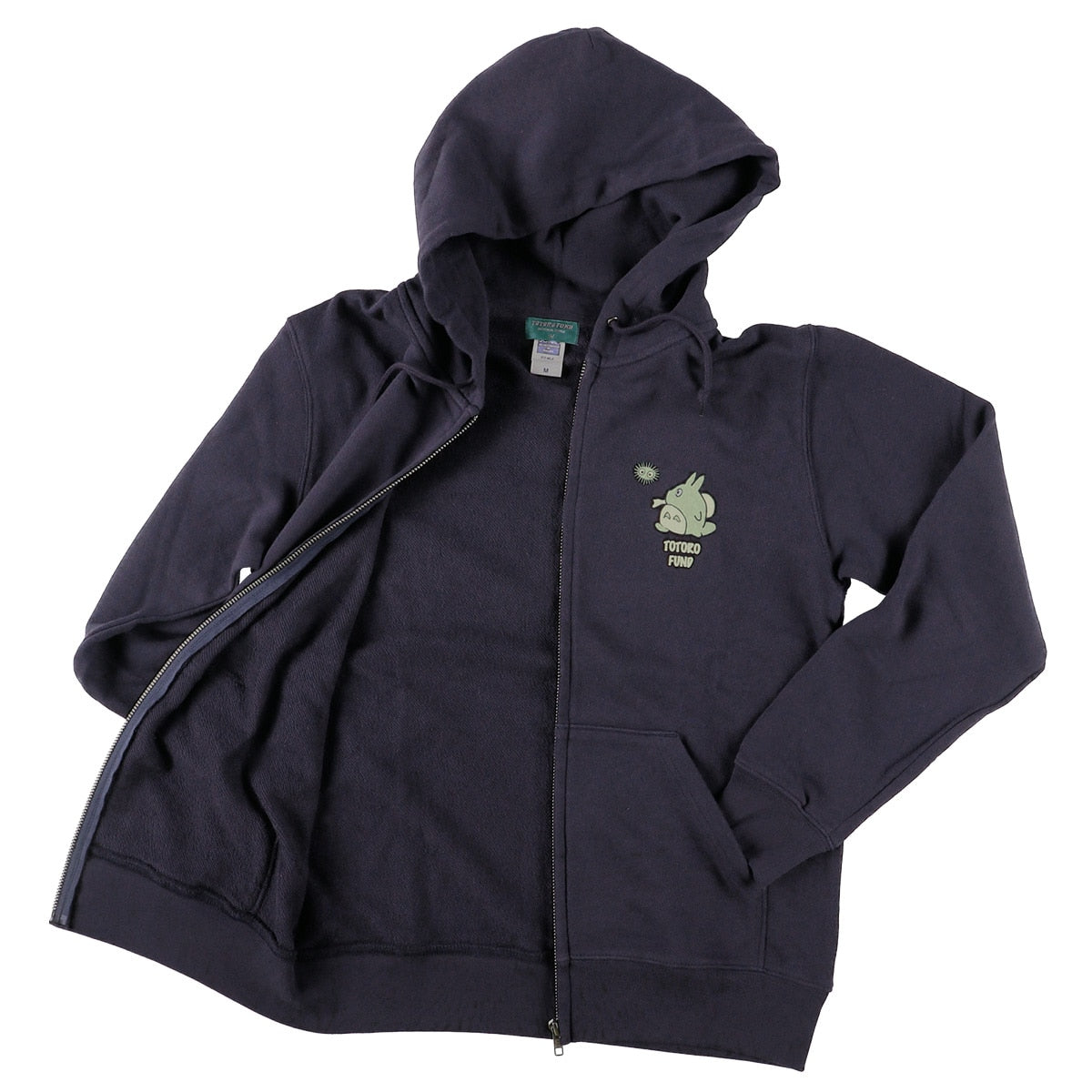 My Neighbor Totoro Totoro Fund Furoshiki Totoro Hoodie - Navy - official view 2
