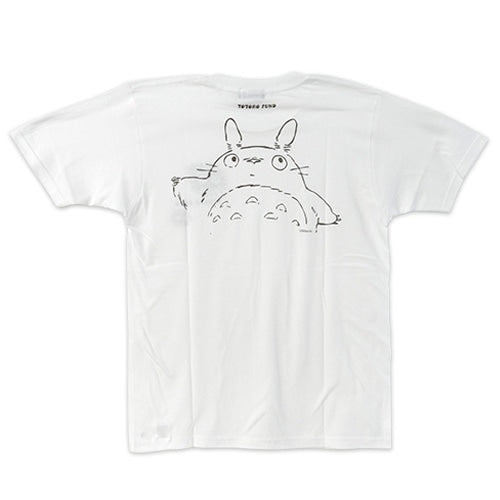 My Neighbor Totoro Totoro Fund Meadow Totoro T-Shirt - White - official view 2