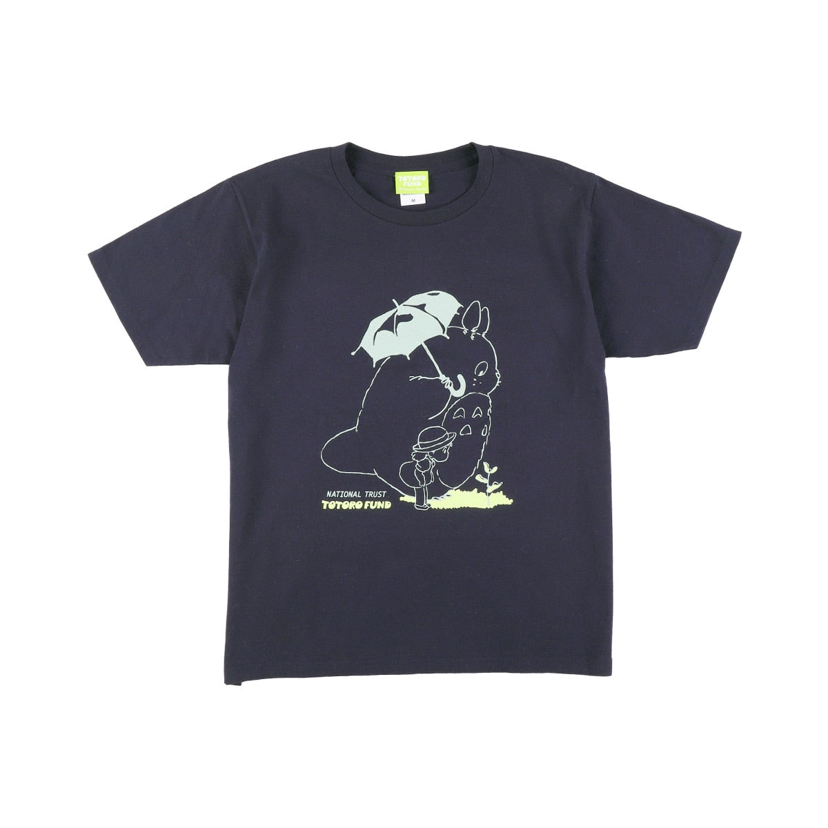 My Neighbor Totoro Totoro Fund Umbrella T-Shirt - Navy - official view 4