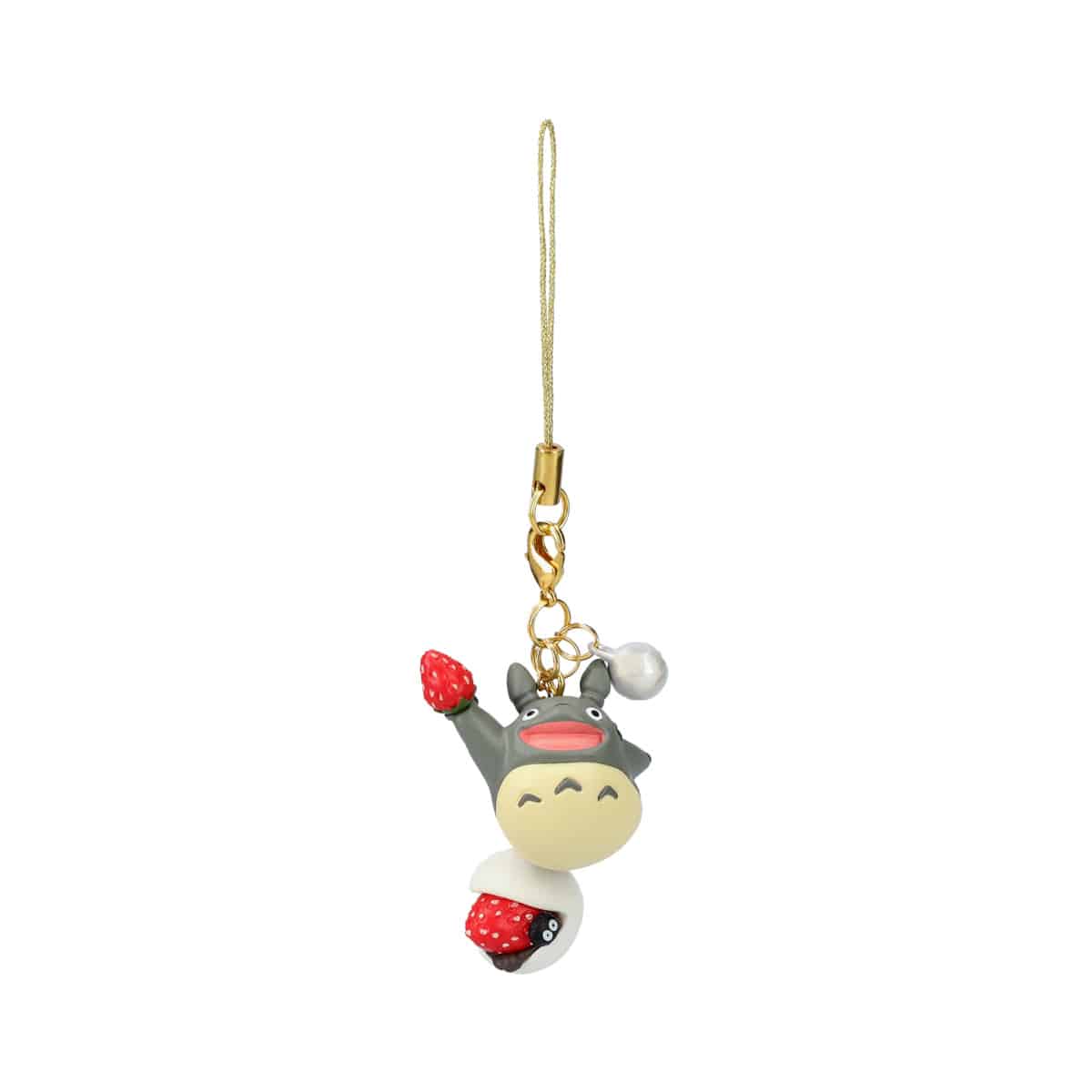 My Neighbor Totoro Wagashi Burarin Strawberry Daifuku Charm - official view 5