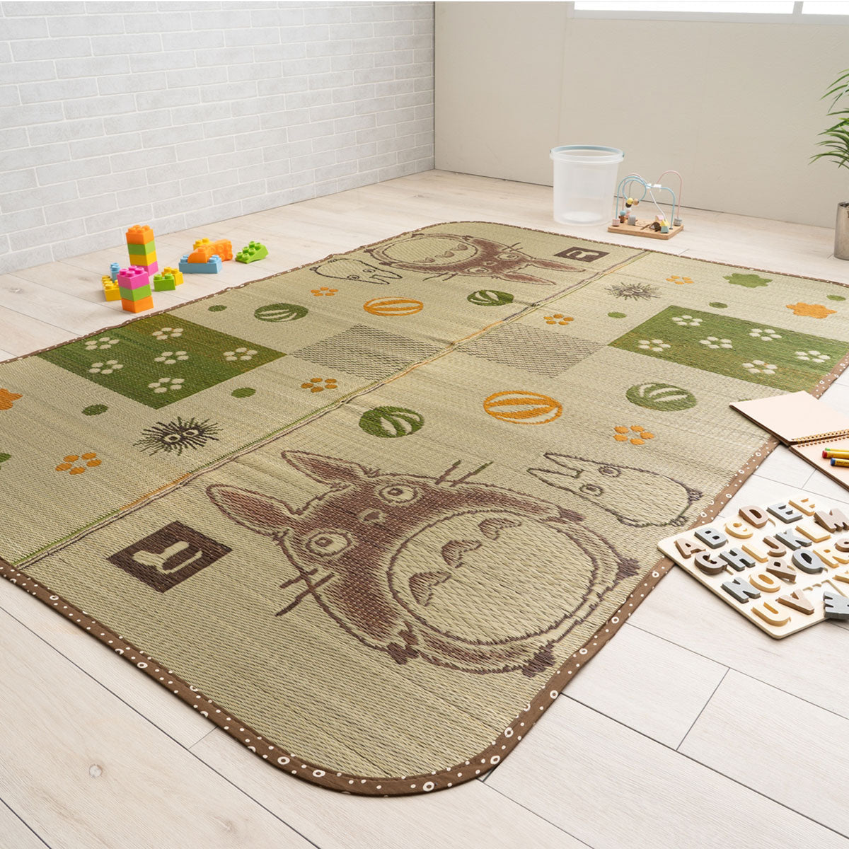 My Neighbor Totoro Wagokoro Igusa Rectangular Rug - official view 4