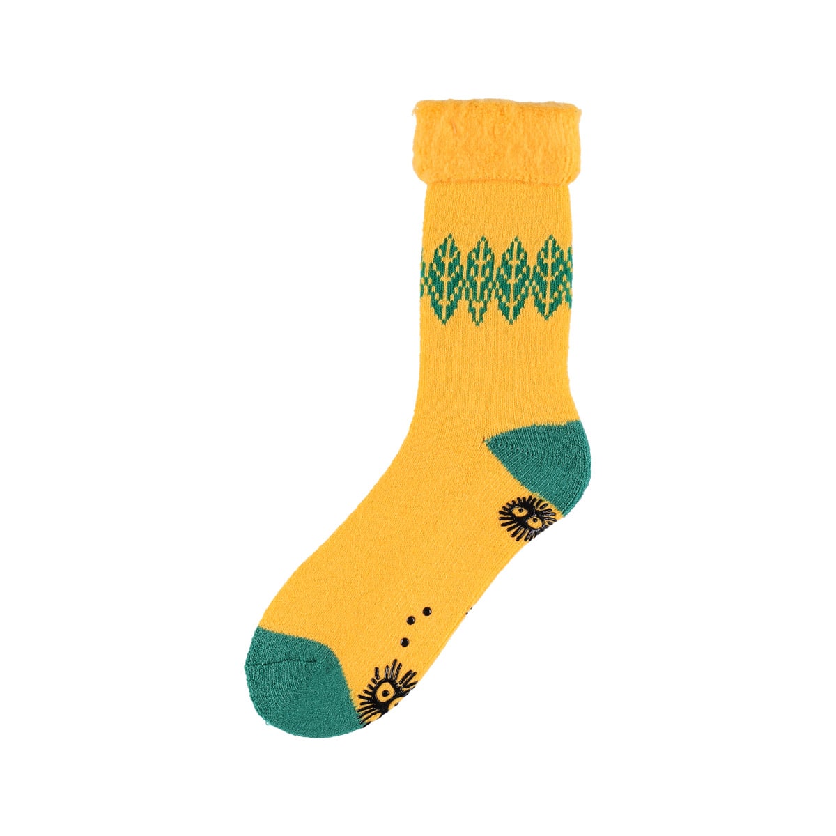 My Neighbor Totoro White Totoro Brushed-Lining Room Socks 23-25 cm - official view 2