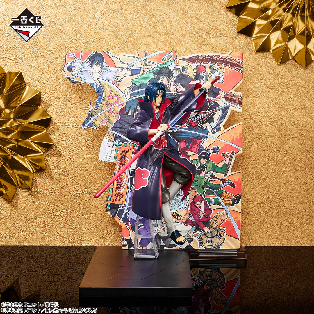 NARUTO ICHIBAN KUJI - NARUTOP99 - GORGEOUS SHINOBI EMAKI (D) ITACHI UCHIHA