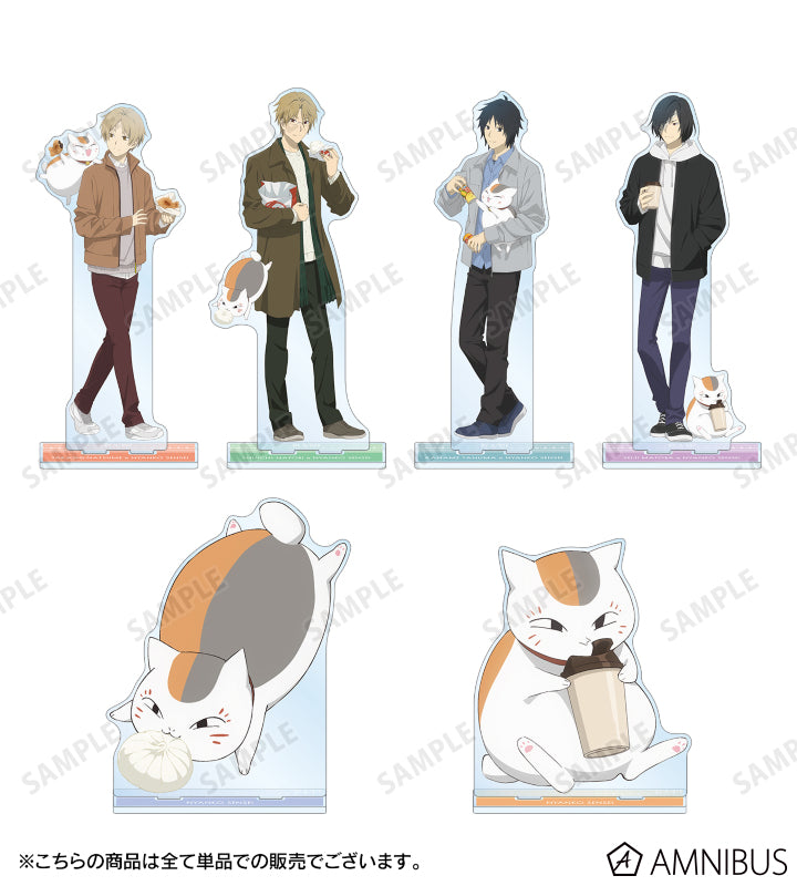 Natsume's Book of Friends Winter Outfit big acrylic stands, complete lineup