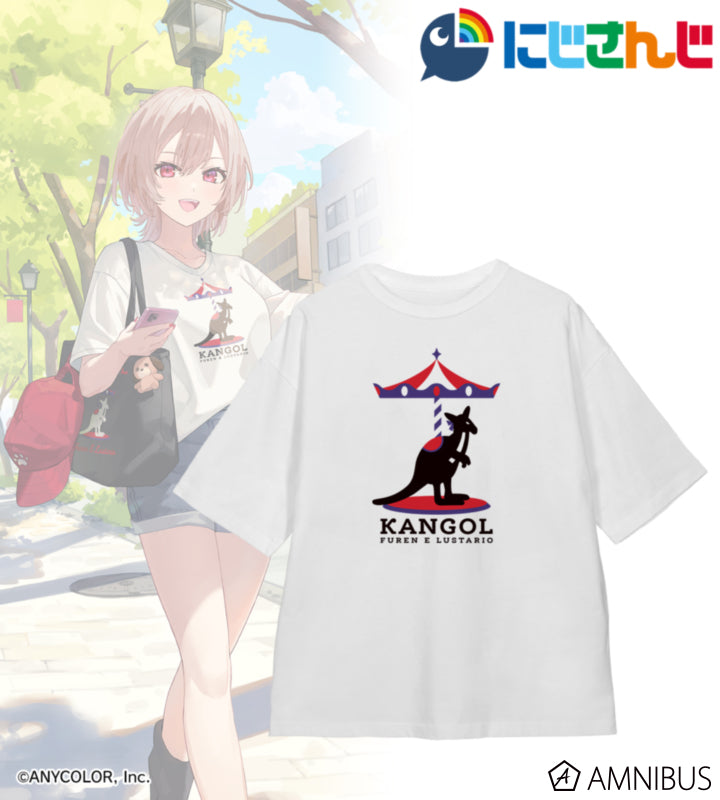 Furen E Lustario Nijisanji x KANGOL Oversized T-Shirt, official product view 1