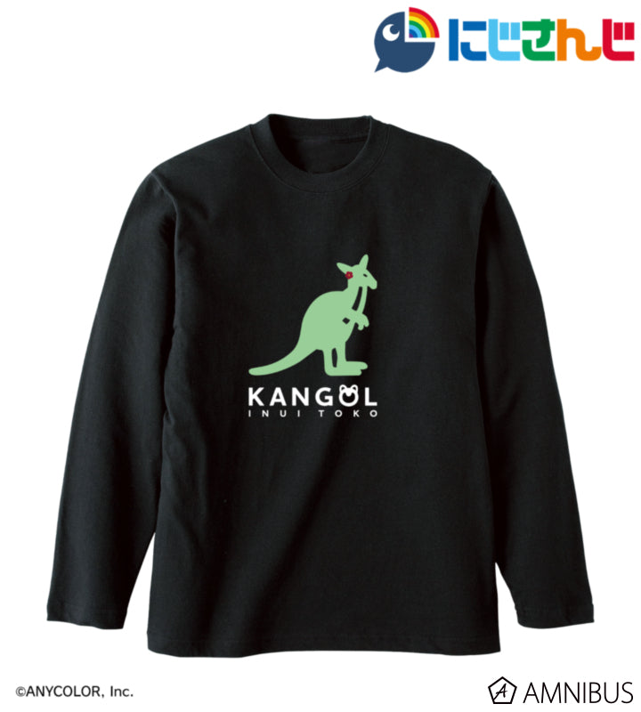 Inui Toko Nijisanji x KANGOL Long Sleeve T-Shirt, official product view 1