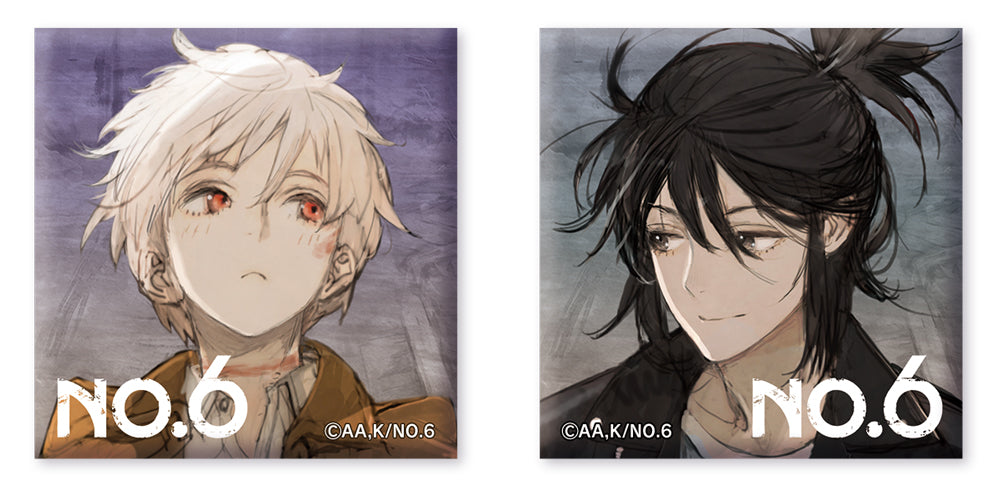 NO.6 Square Badge Set - Noitamina 20th Anniversary Ver. - Noitamina 20th Anniversary