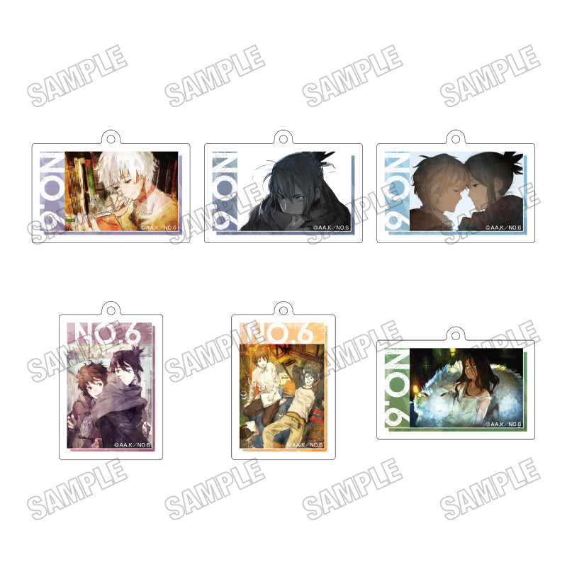 NO.6 Acrylic Keychain Collection - Complete Box (6 Types) - Complete Box