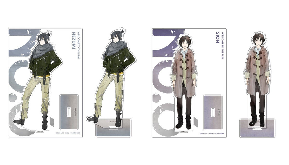 NO.6 Big Acrylic Stands - Original Illustration Ver. (2 Types) - Complete Set
