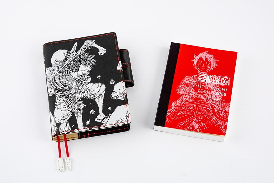 One Piece A6 - Straw Hat Luffy Black Planner Cover - official product view 14