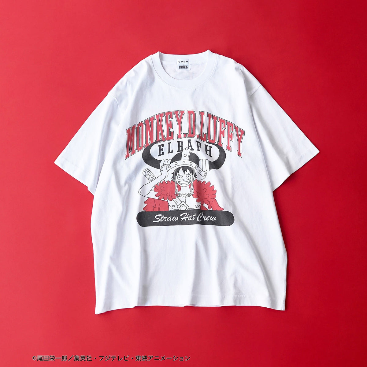 One Piece Luffy Elbaph Print T-Shirt