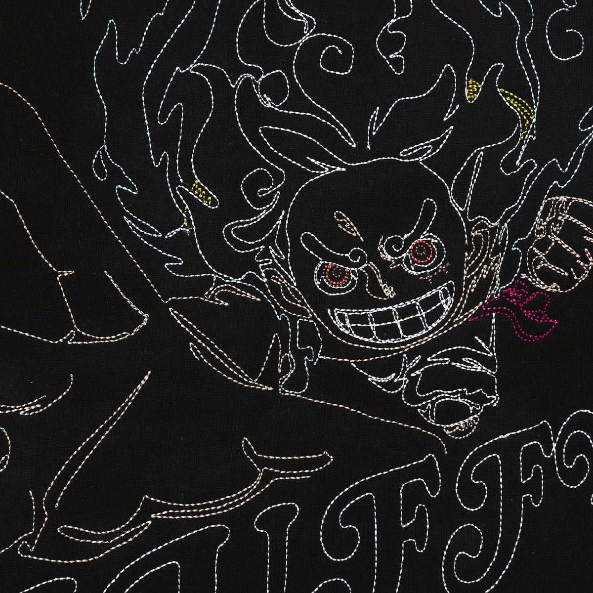 One Piece Egghead Edition x Daimaru Matsuzakaya Ver.2.0 - Line-Embroidered Sweatshirt Luffy , official product view 3
