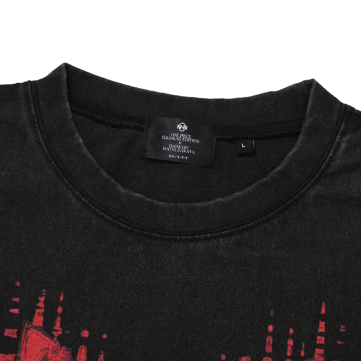 One Piece Egghead Edition x Daimaru Matsuzakaya Ver.2.0 - Five Elders T-Shirt ver.2.0 Black , official product view 4