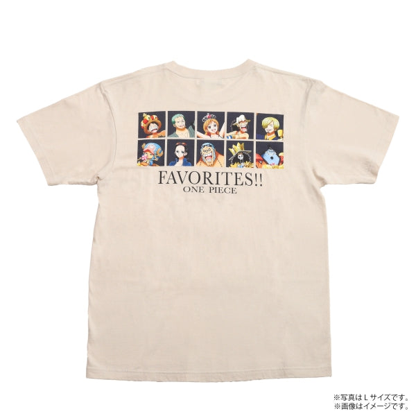 One Piece Favorites!! 14th anniversary Straw Hat Crew T-shirt, official product visual 5