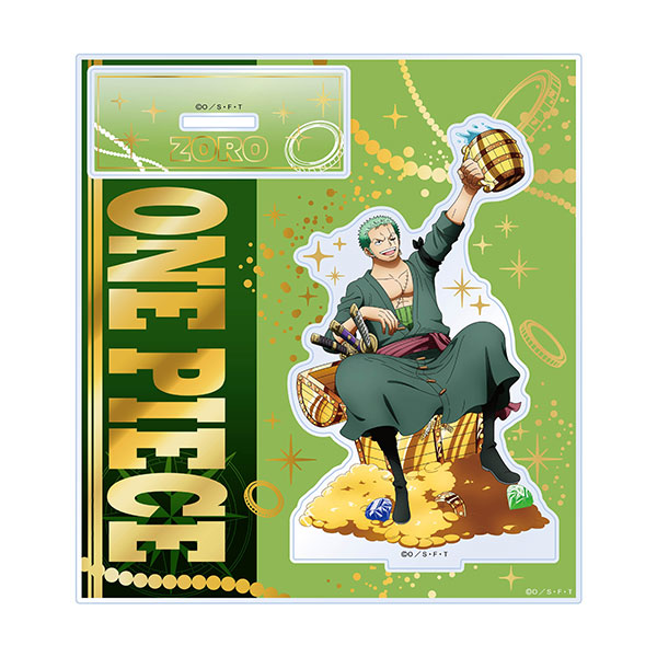 One Piece Favorites!! 14th anniversary Foil Acrylic Stands, official product visual 5