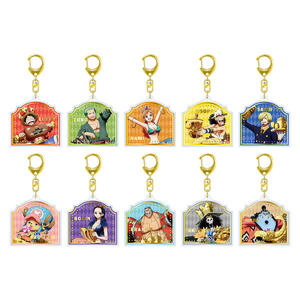 アクリルキーホルダーセット 14種類　ジンベエ　エネル　ロブルッチ　カイドウ One Piece Favorites!! 14th Anniversary - Foil Key Holder (10 Types
