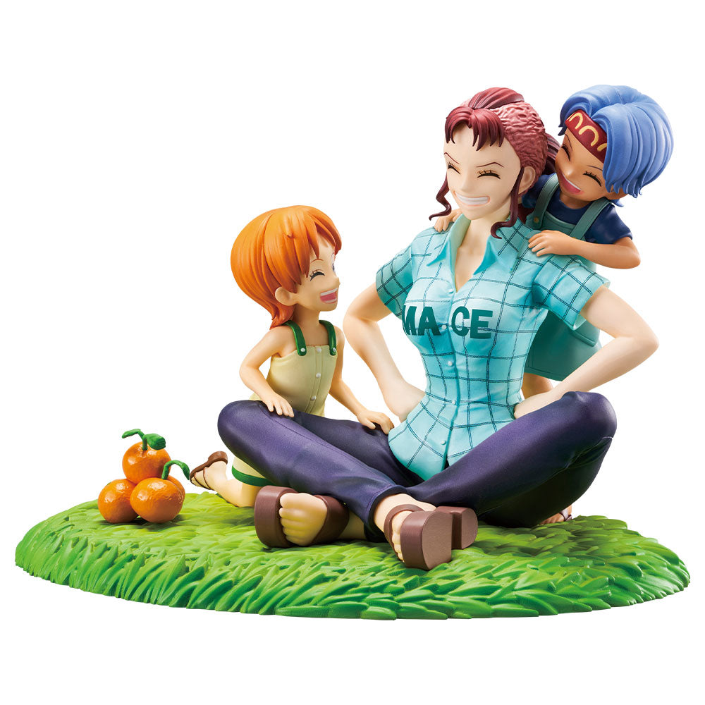 ONE PIECE FIGURE ICHIBAN KUJI EMOTIONAL STORIES 2 PRIZE LAST ONE REVIBLE MOMENT - NAMI & NOJIKO & BELLMER