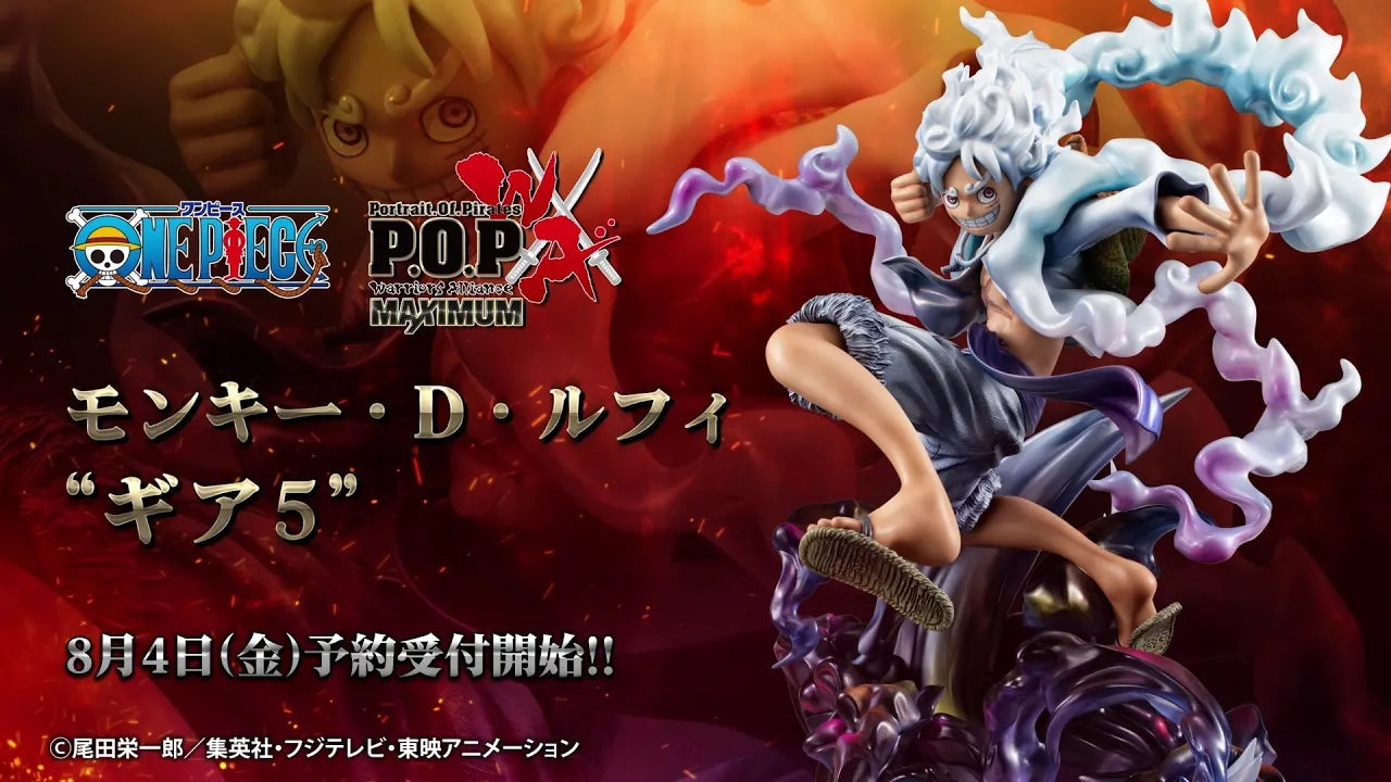 ONE PIECE FIGURE PORTRAIT.OF.PIRATES WA-MAXIMUM MONKEY D. LUFFY GEAR 5