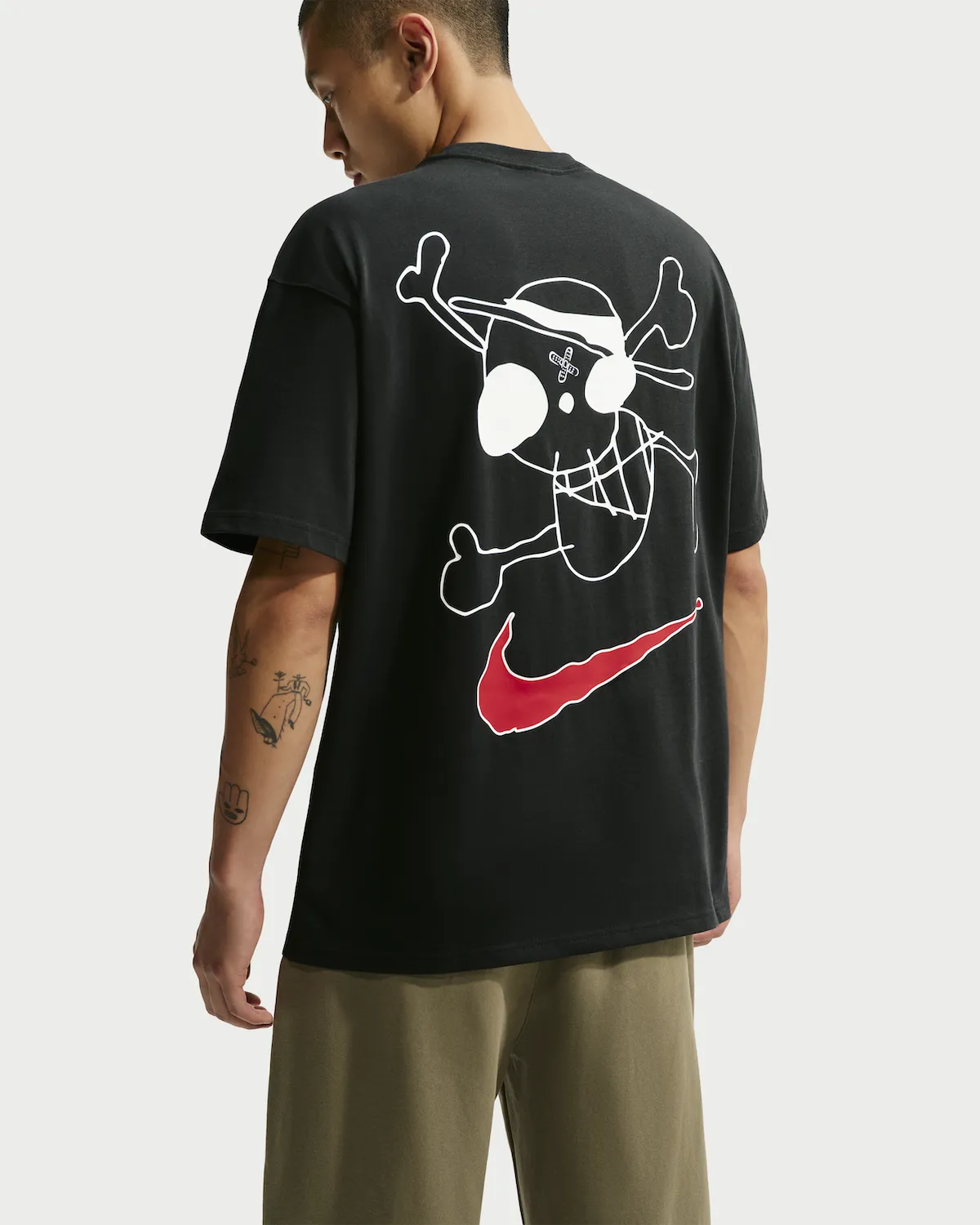 ONE PIECE x Nike Collaboration - QS The Promise of Battle Nike Solo Swoosh T-Shirt (2 Types)