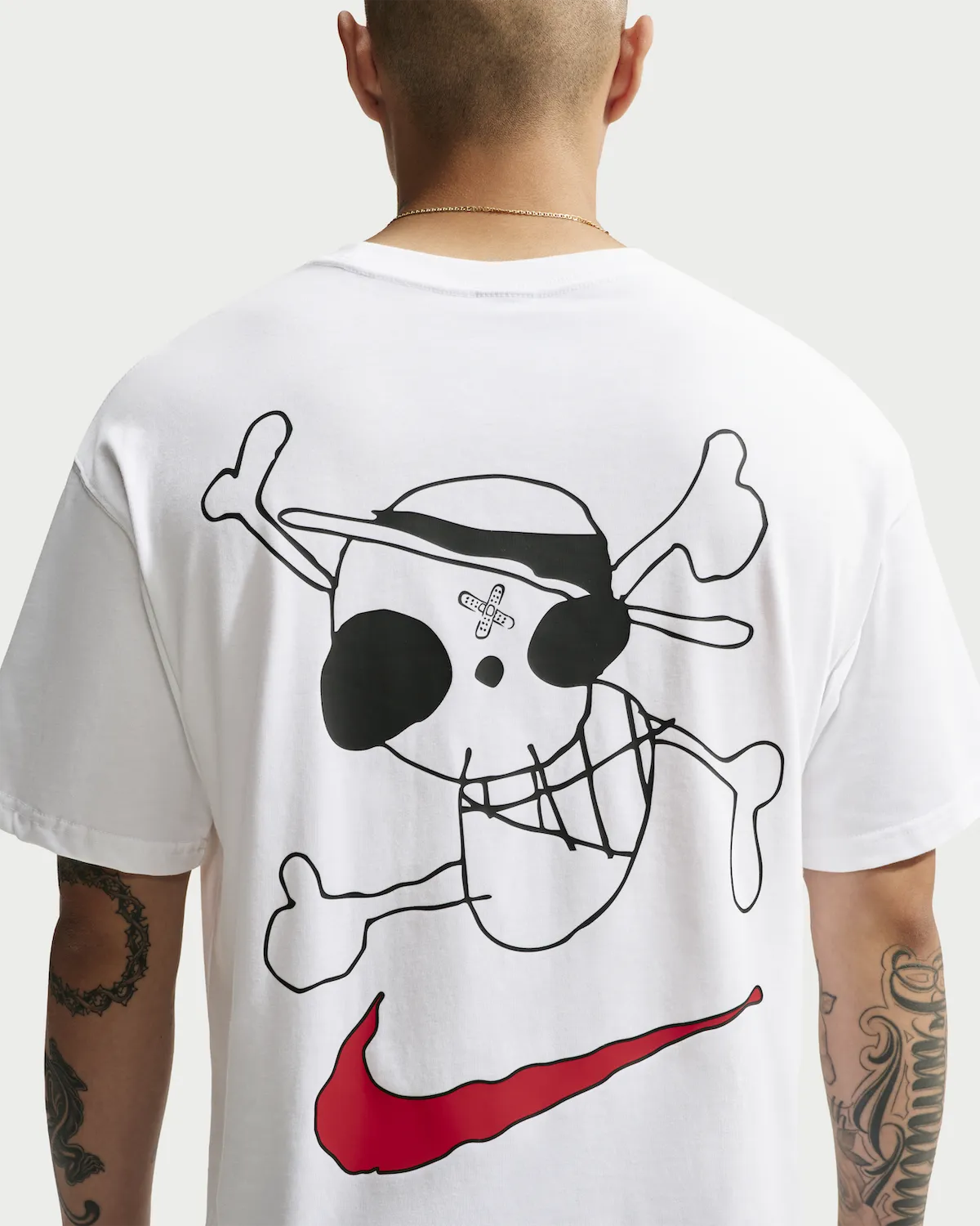 ONE PIECE x Nike Collaboration - QS The Promise of Battle Nike Solo Swoosh T-Shirt (2 Types)
