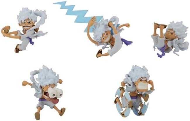 ONE PIECE WORLD COLLECTABLE FIGURE - MONKEY D LUFFY GEAR 5 SPECIAL SET