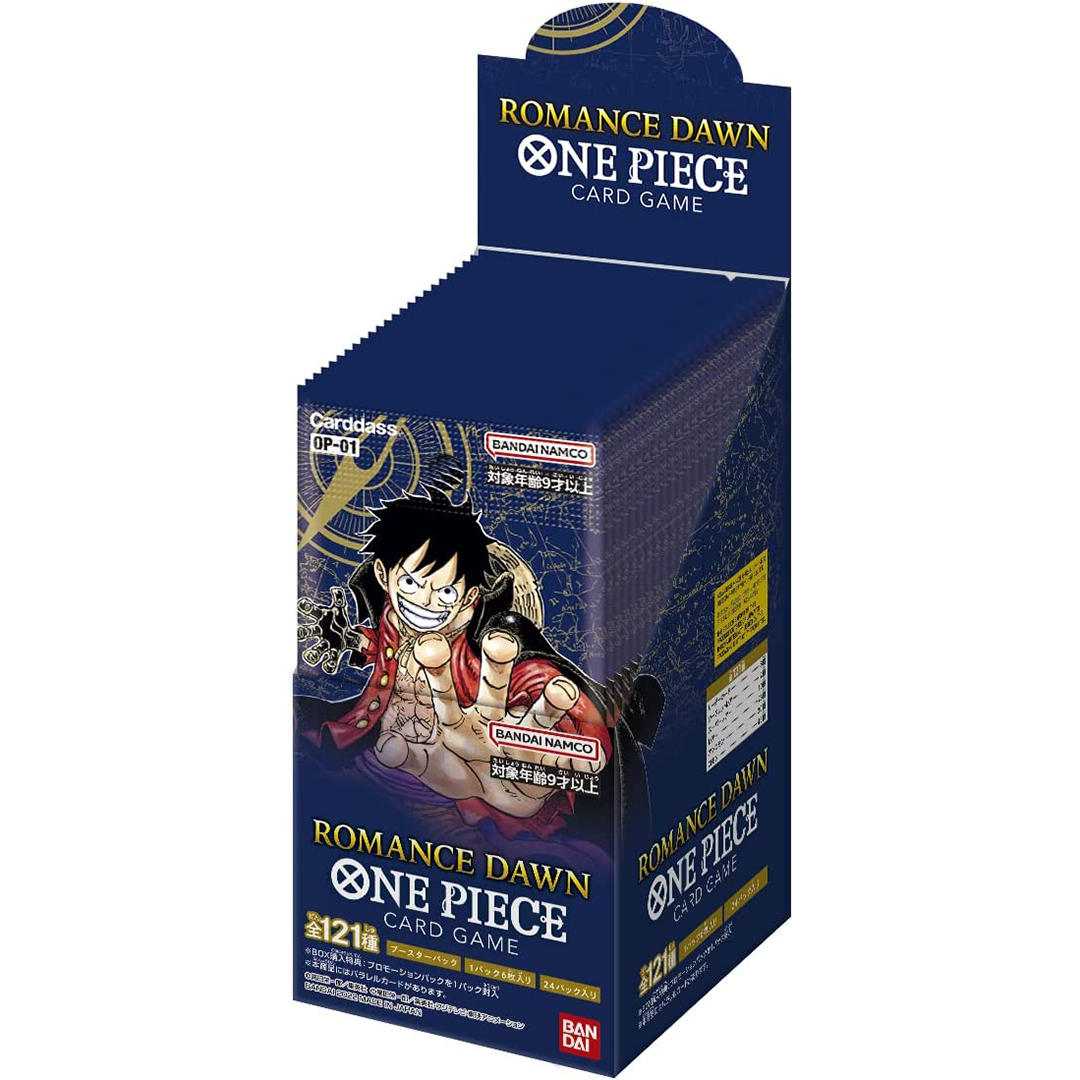 BANDAI ONE PIECE CARD GAME ROMANCE DAWN OP-01 (BOX) – JumpIchiban BANDAI ONE PIECE CARD GAME ROMANCE DAWN OP-01 (BOX) – JumpIchiban