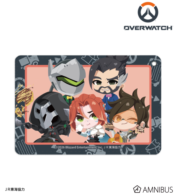 Overwatch 2 Damage Heroes Chibi Osaka Ver. Single-Pocket Pass Case - official product view 1