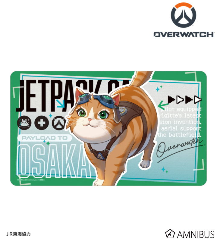 Overwatch 2 Jetpack Cat Travel Ver. Multi Desk Mat - official product view 1