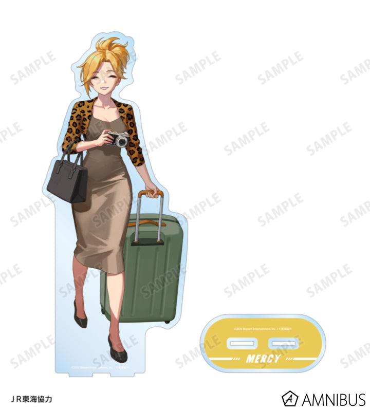 Overwatch 2 Mercy Travel Ver. Extra-Large Acrylic Stand - official product view 2