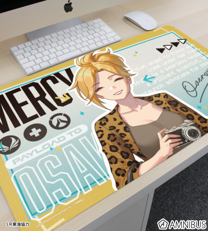Overwatch 2 Mercy Travel Ver. Multi Desk Mat - official product view 2